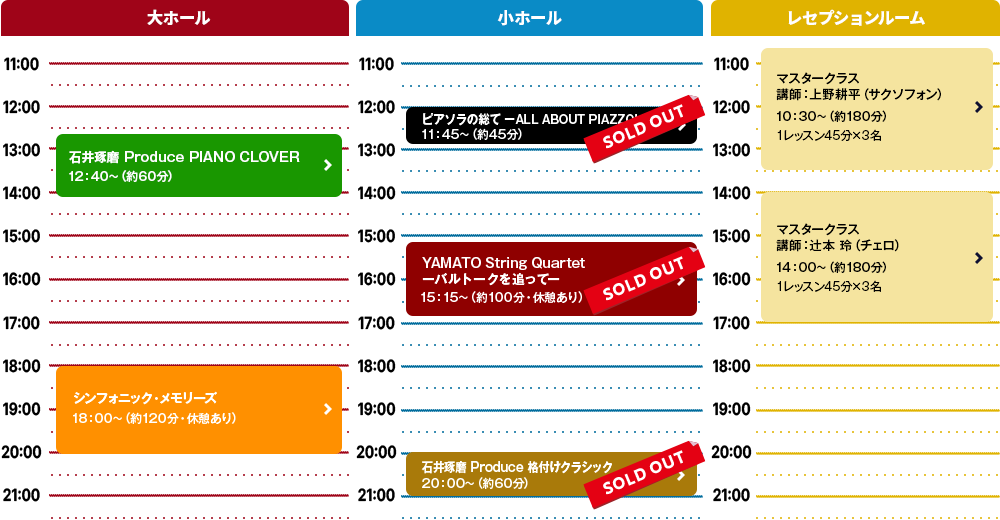 タイムテーブル
