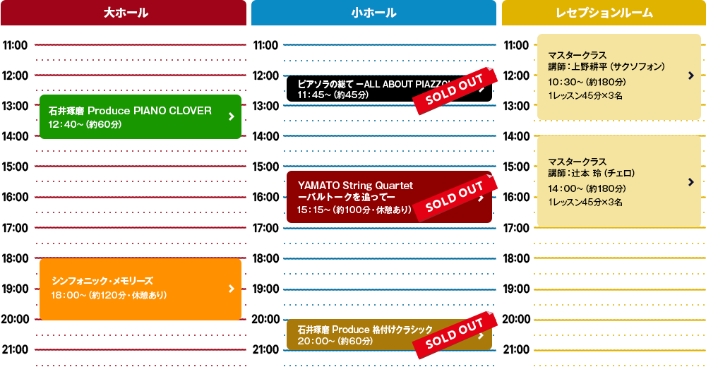 タイムテーブル