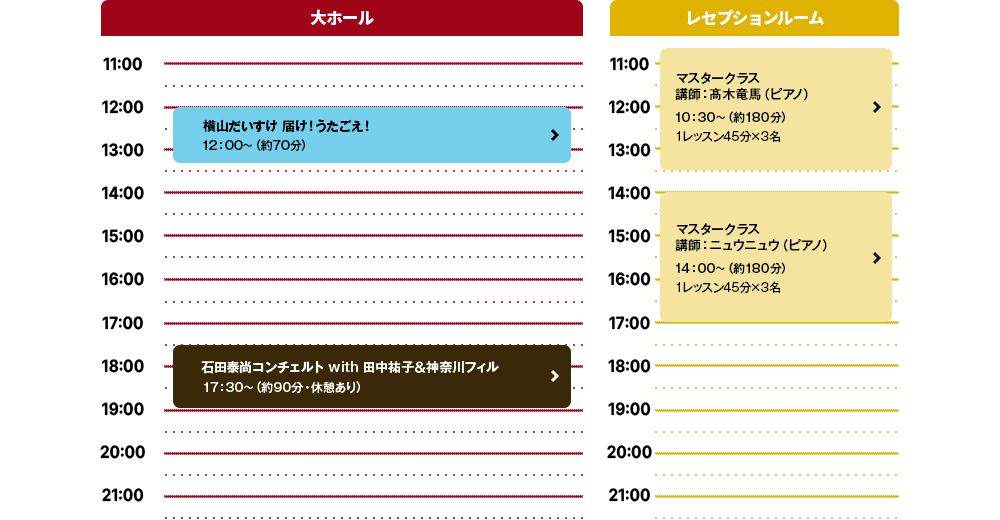 タイムテーブル