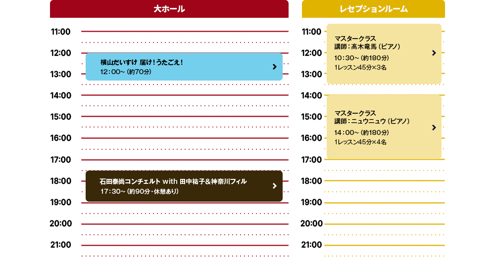 タイムテーブル