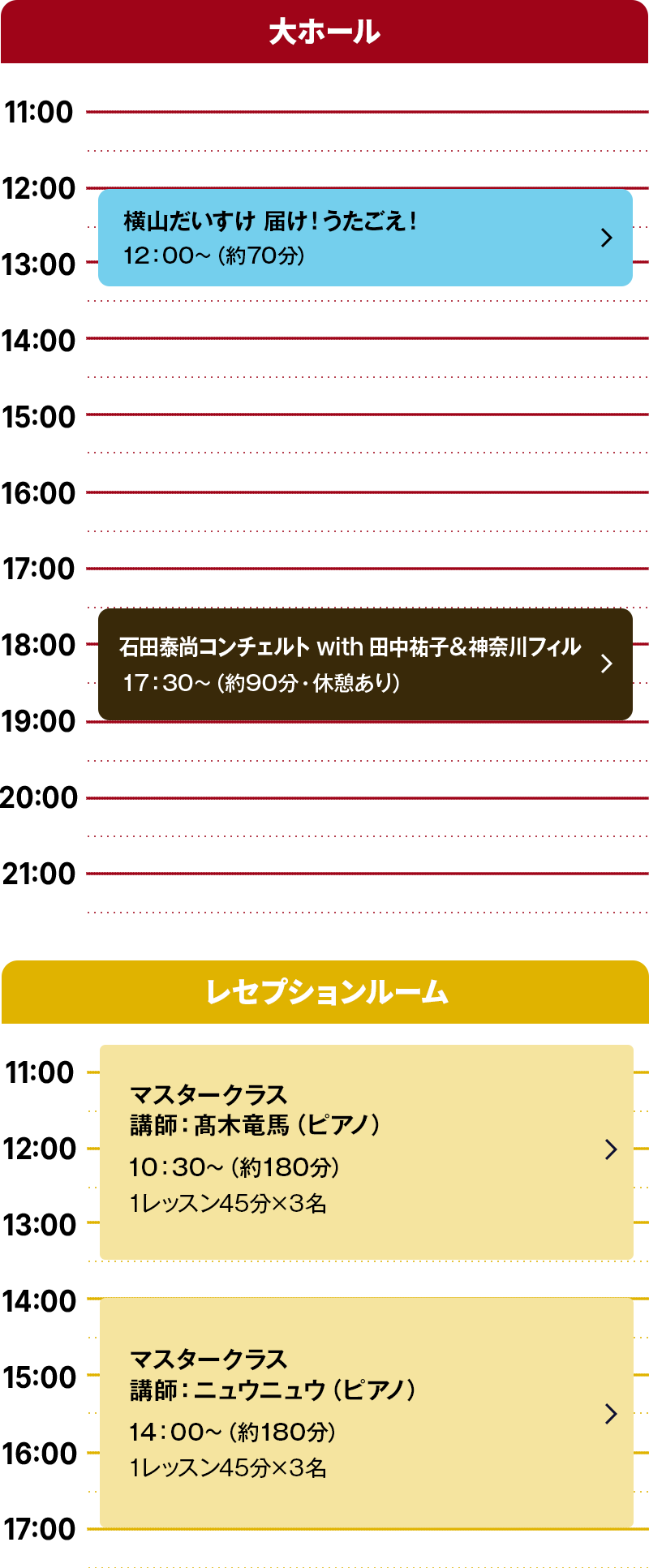 タイムテーブル
